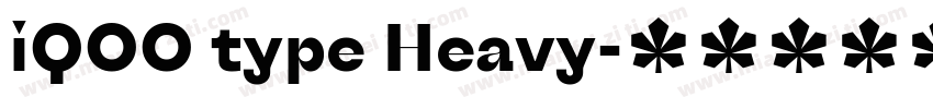 iQOO type Heavy字体转换